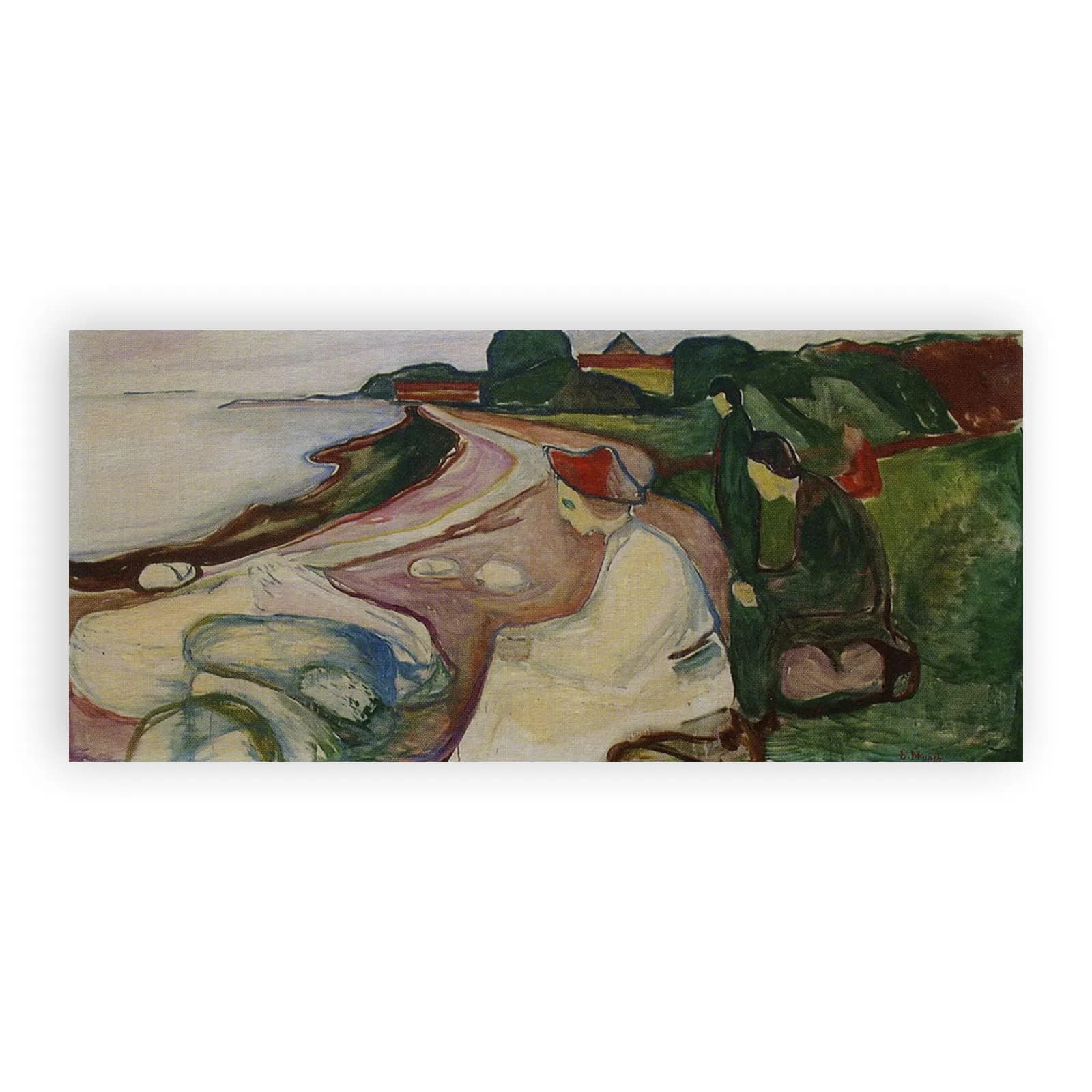 Youth on the Beach (The Freia Frieze XII) by Edvard Munch - view 6 thumbnail