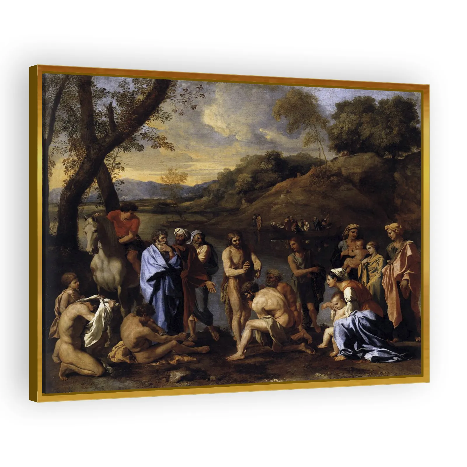 Saint John Baptising the People by Nicolas Poussin - view 3 thumbnail