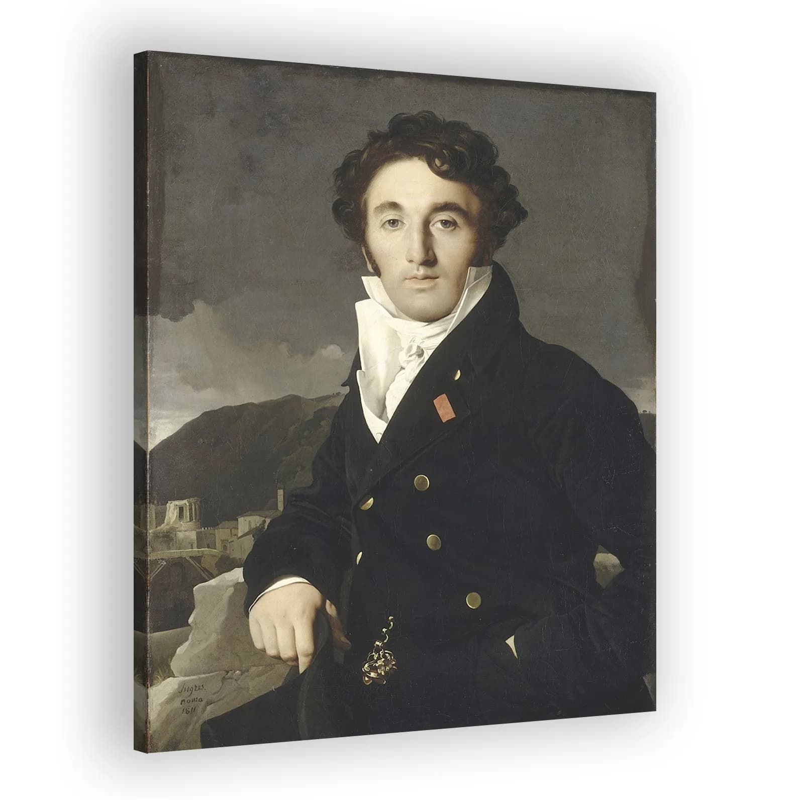 Charles Cordier by Jean Auguste Dominique Ingres - view 2 thumbnail
