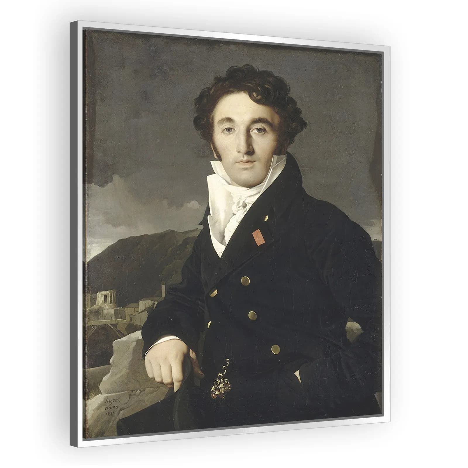 Charles Cordier by Jean Auguste Dominique Ingres - view 4 thumbnail