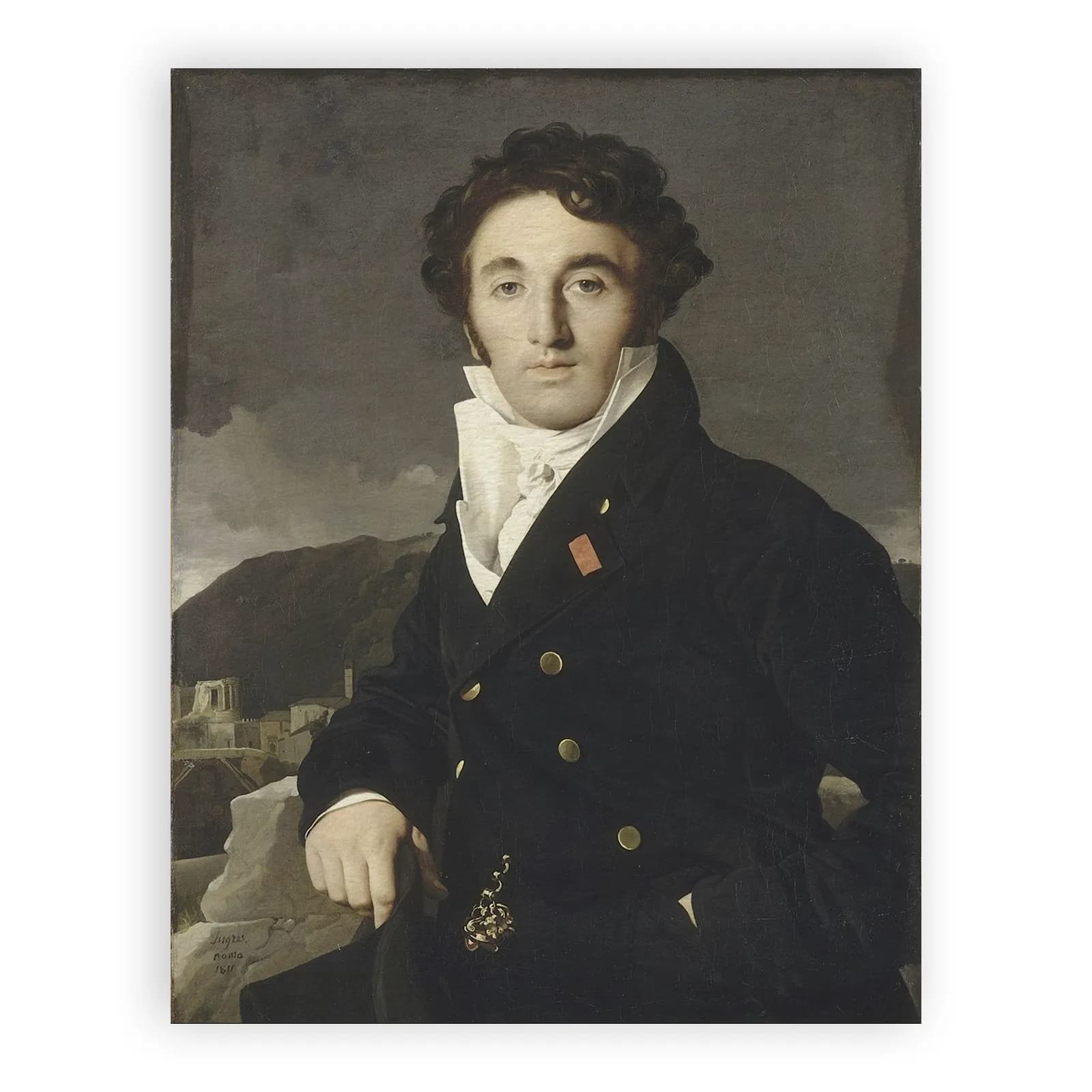 Charles Cordier by Jean Auguste Dominique Ingres - view 6 thumbnail