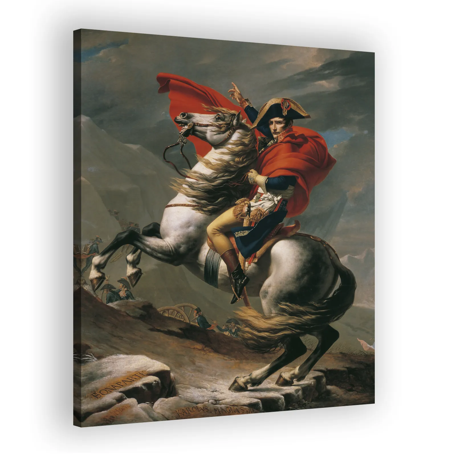 Napoleon Crossing the Alps by Jacques Louis David - view 2 thumbnail