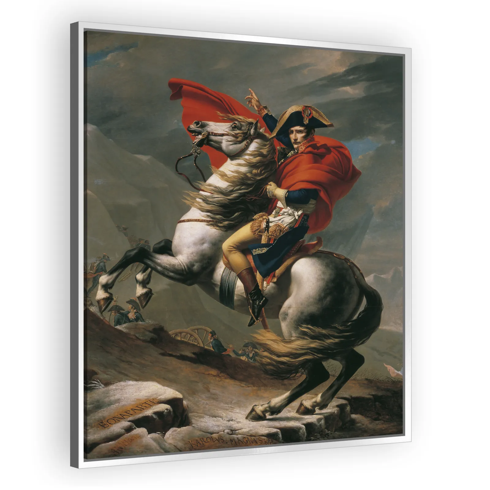 Napoleon Crossing the Alps by Jacques Louis David - view 4 thumbnail