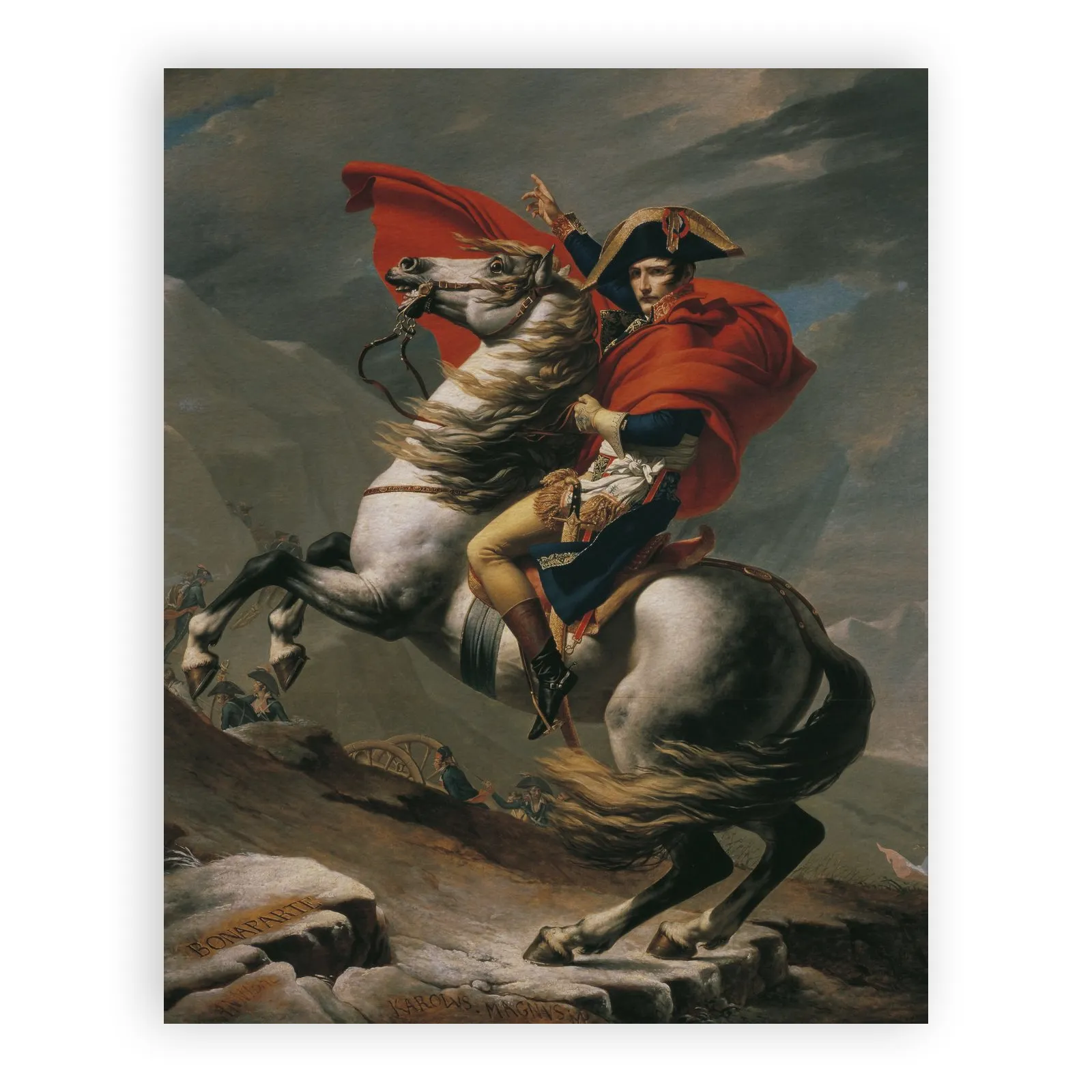Napoleon Crossing the Alps by Jacques Louis David - view 6 thumbnail