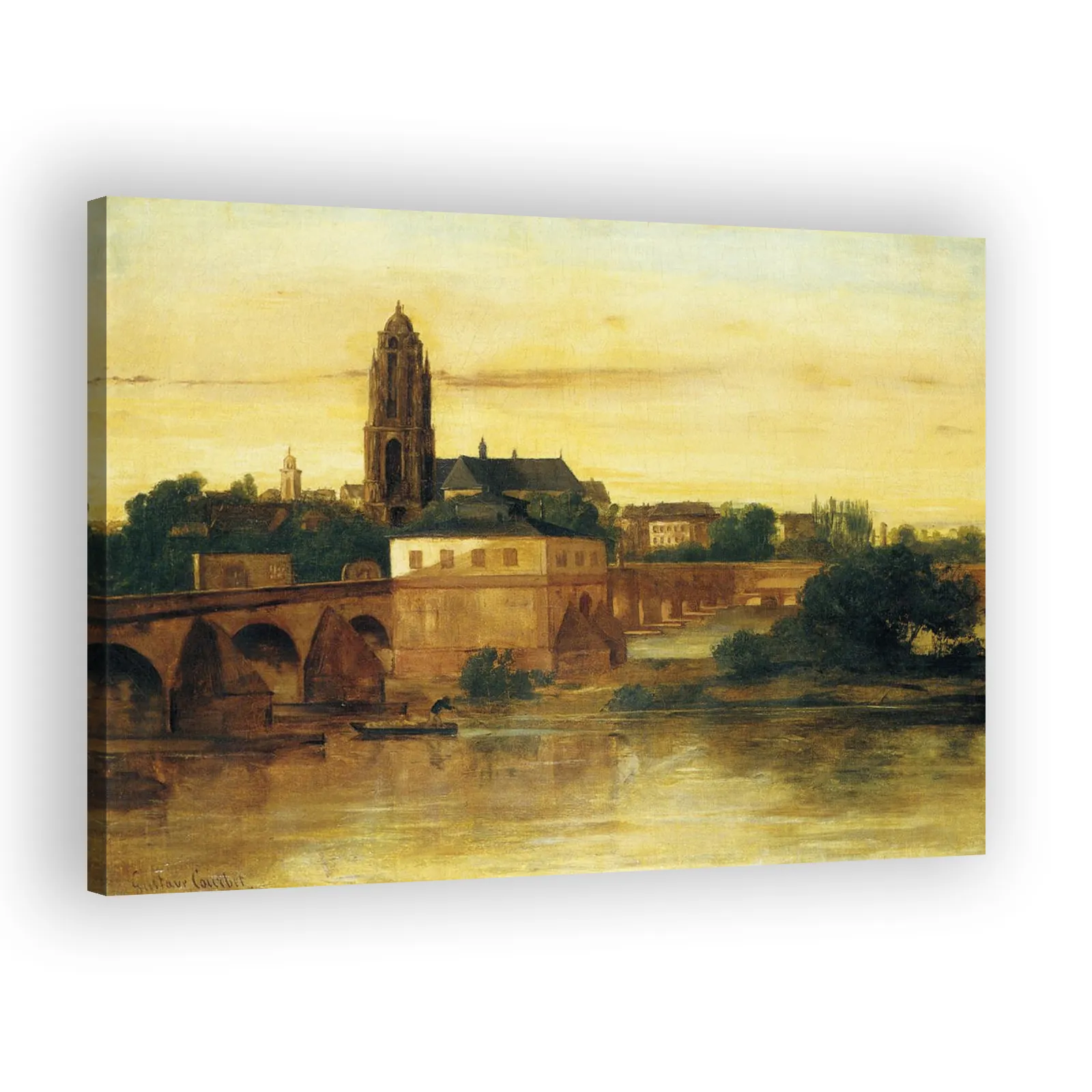 View of Frankfurt am Main by Gustave Courbet - view 2 thumbnail