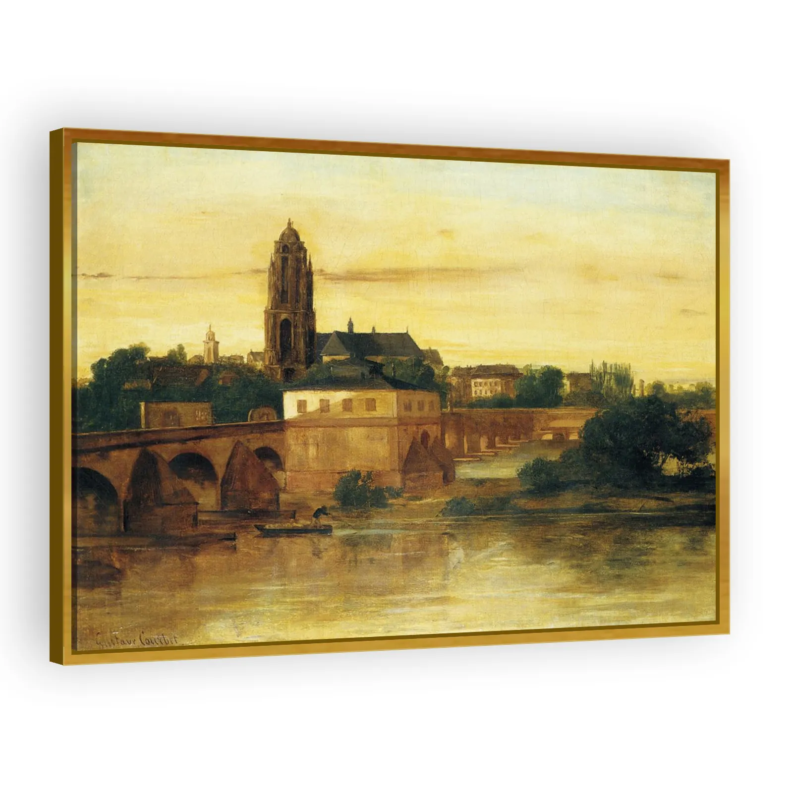 View of Frankfurt am Main by Gustave Courbet - view 3 thumbnail