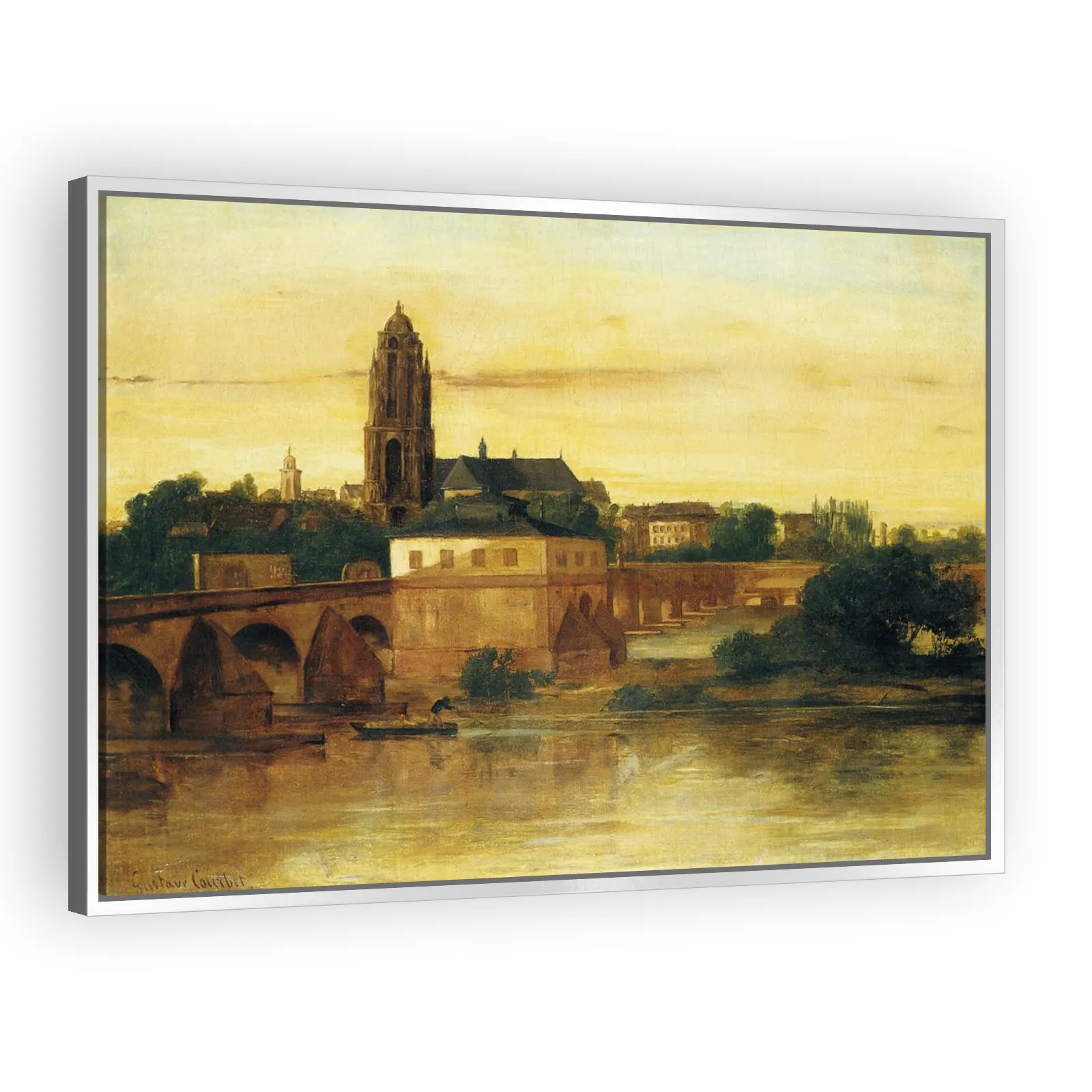 View of Frankfurt am Main by Gustave Courbet - view 4 thumbnail