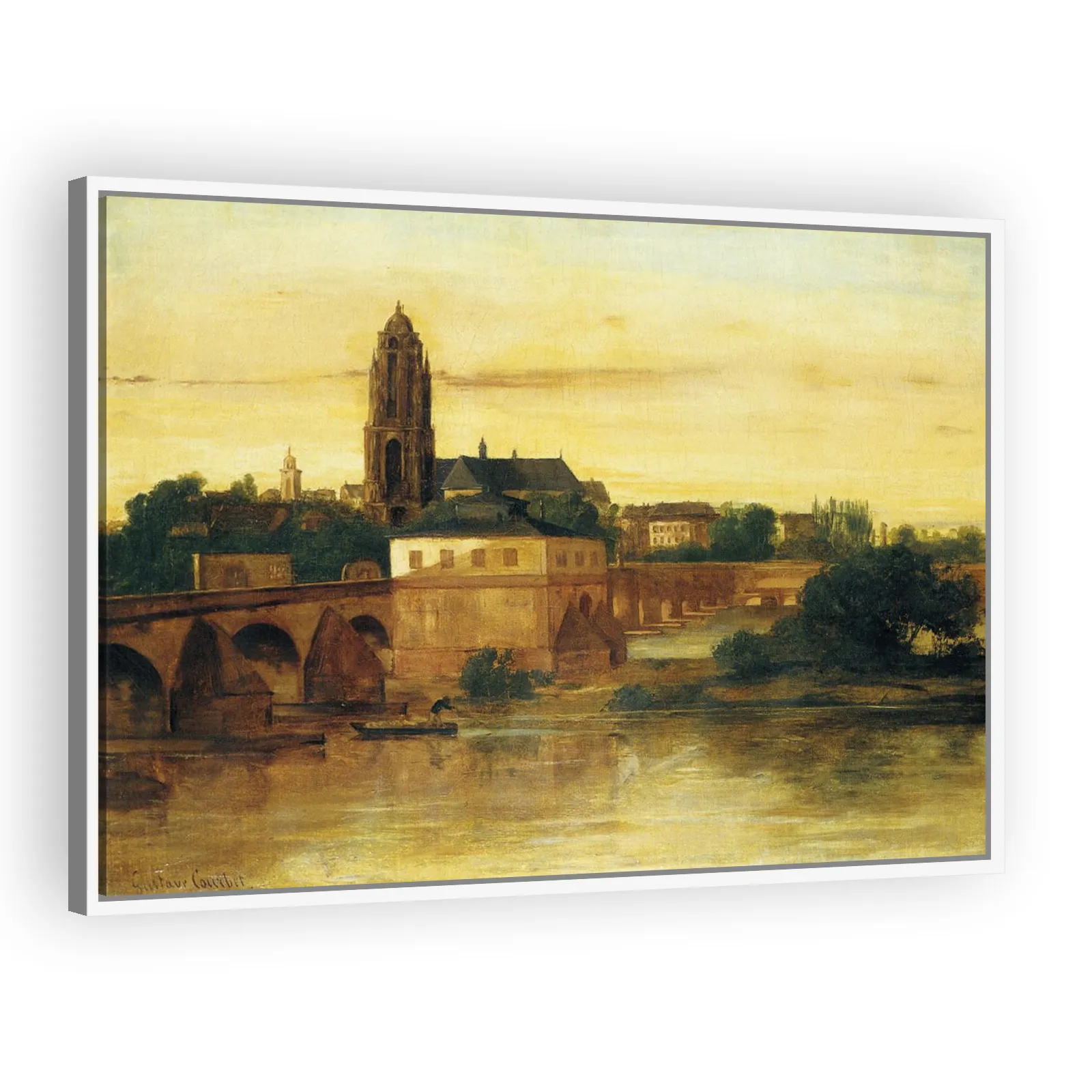 View of Frankfurt am Main by Gustave Courbet - view 5 thumbnail