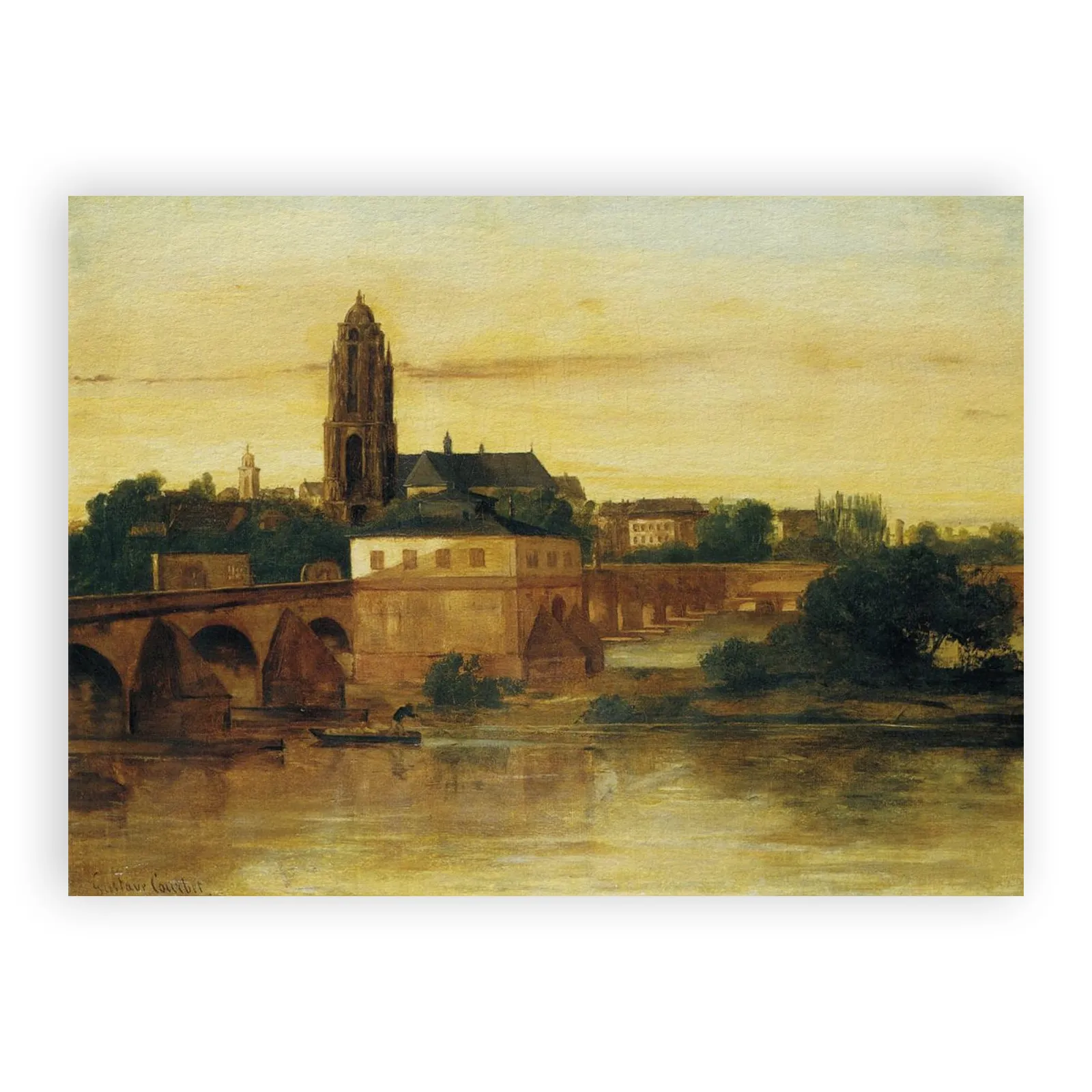 View of Frankfurt am Main by Gustave Courbet - view 6 thumbnail