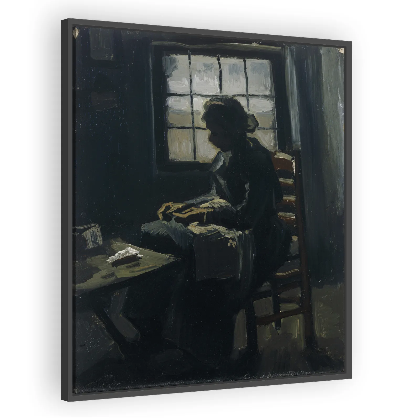 Woman Sewing by Vincent Van Gogh