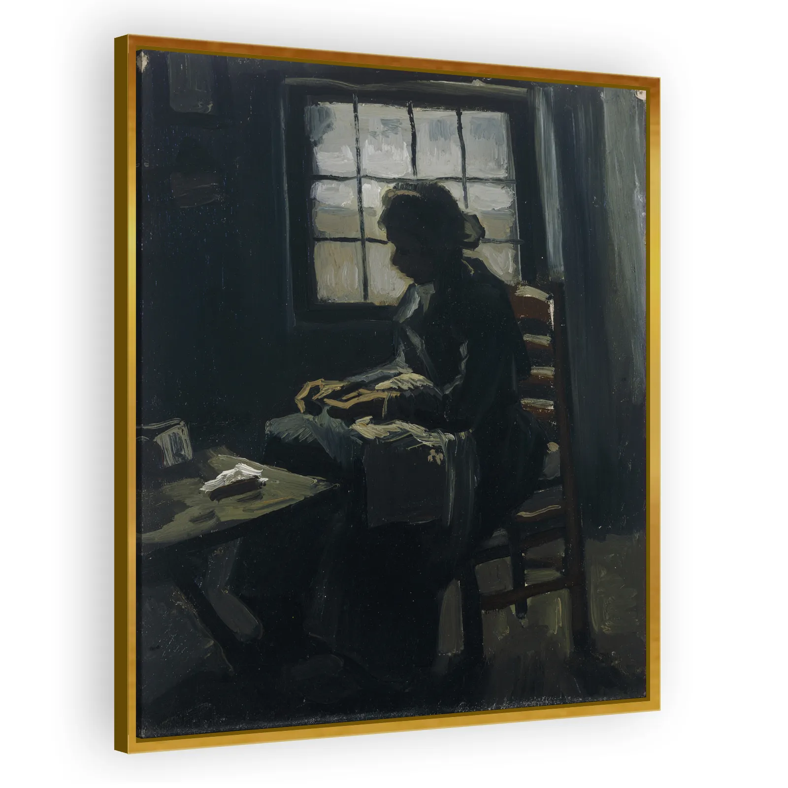 Woman Sewing by Vincent Van Gogh - view 3 thumbnail