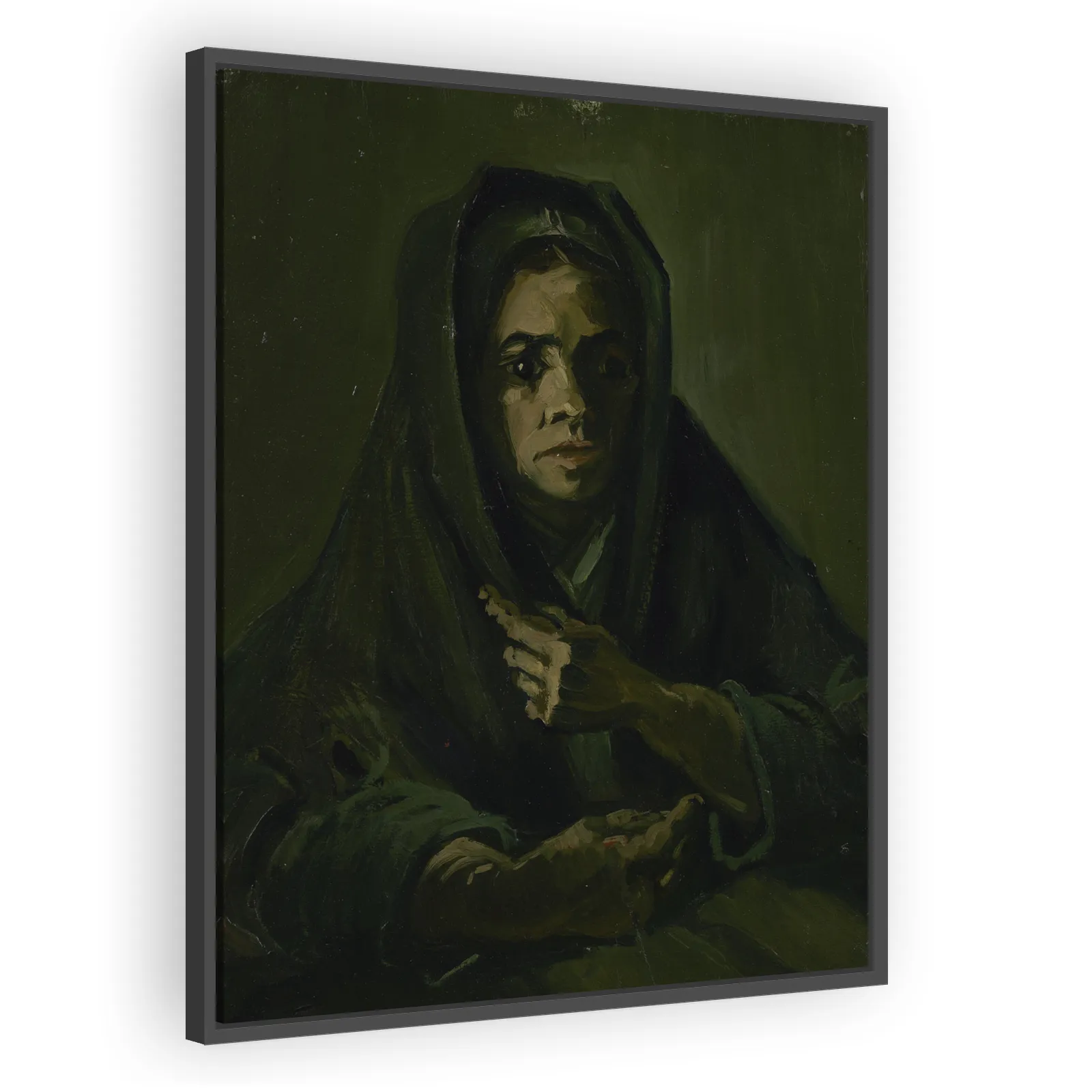 Woman with a Mourning Shawl by Vincent Van Gogh