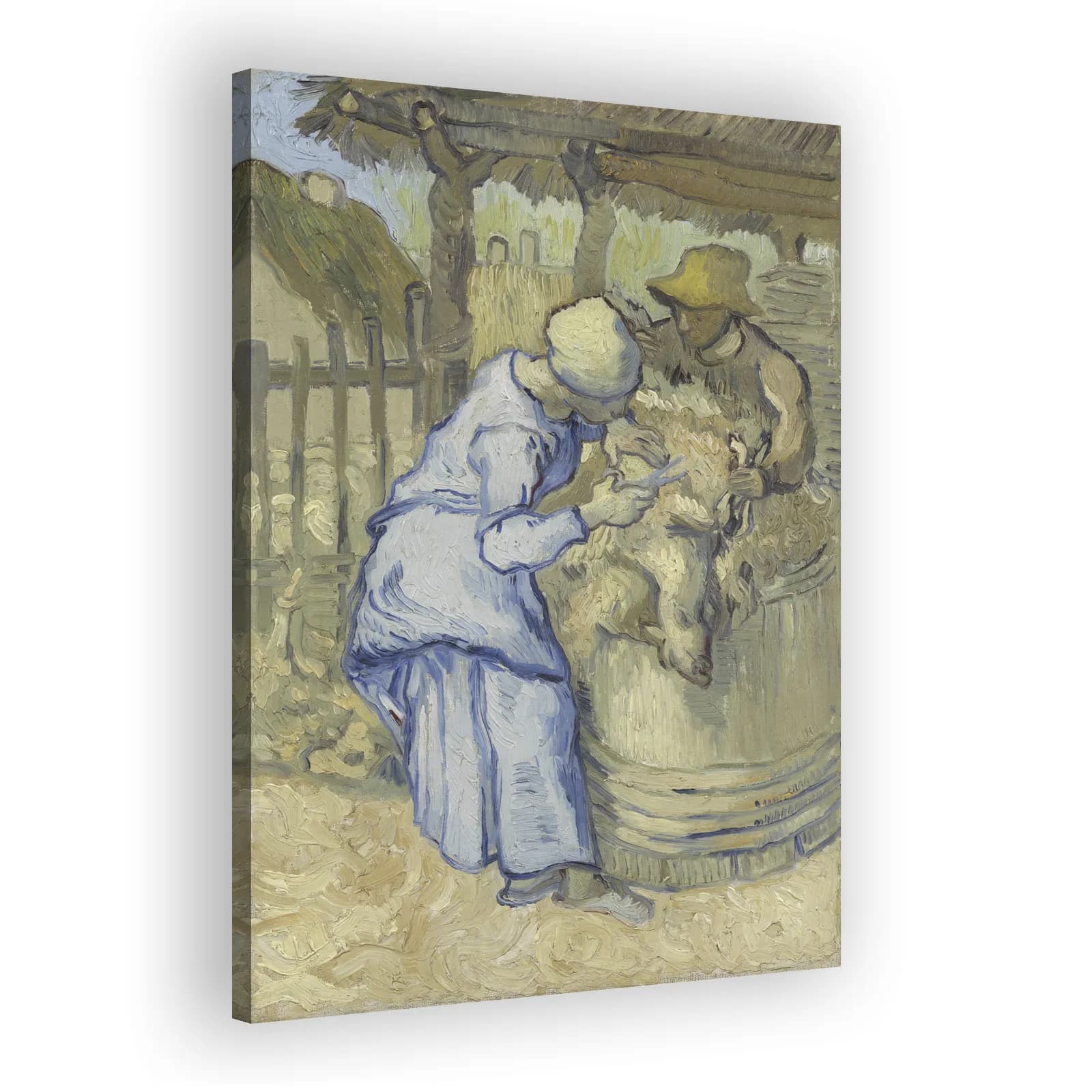 The Sheep-Shearer (after Millet) by Vincent Van Gogh - view 2 thumbnail