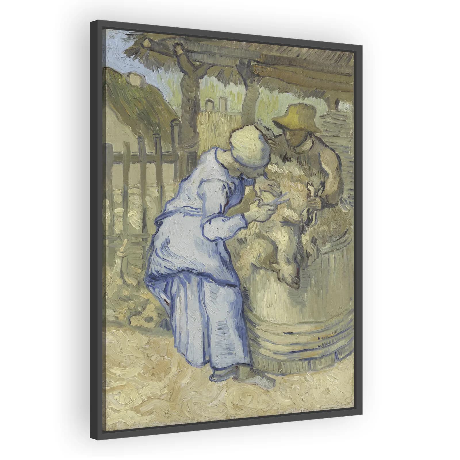 The Sheep-Shearer (after Millet) by Vincent Van Gogh