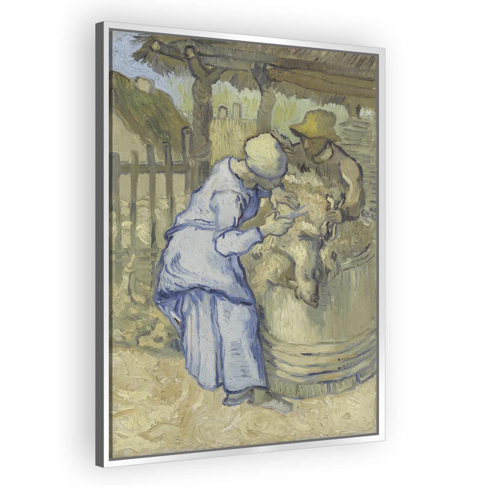 The Sheep-Shearer (after Millet) by Vincent Van Gogh - view 4 thumbnail