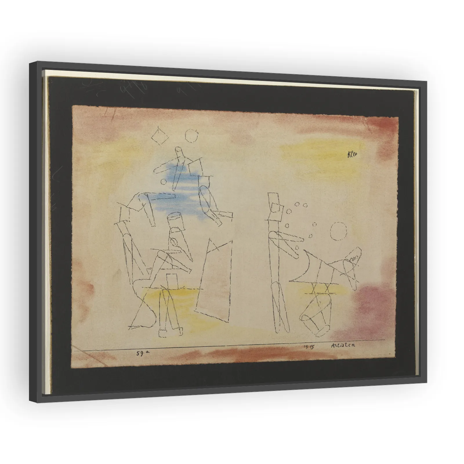 Acrobats by Paul Klee