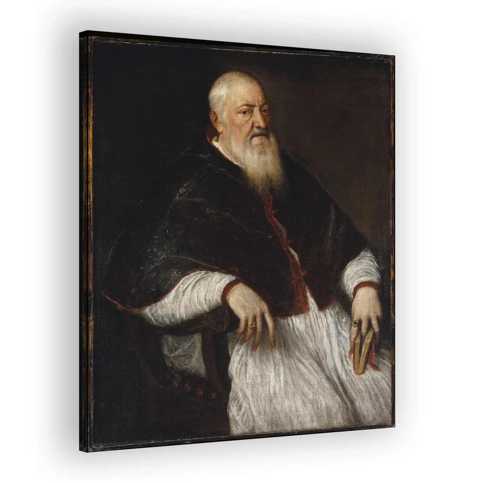 Filippo Archinto (c.1500–1558), Archbishop of Milan by Titian - view 2 thumbnail