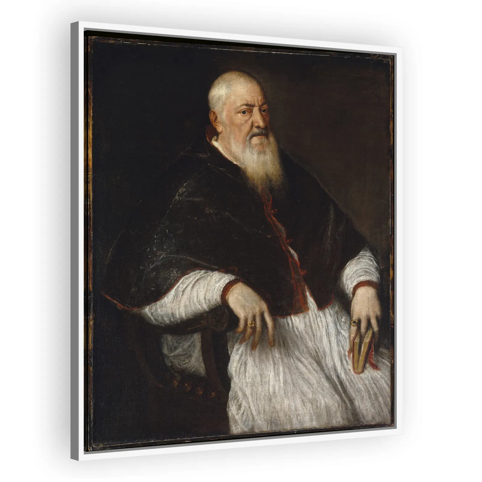 Filippo Archinto (c.1500–1558), Archbishop of Milan by Titian - view 5 thumbnail