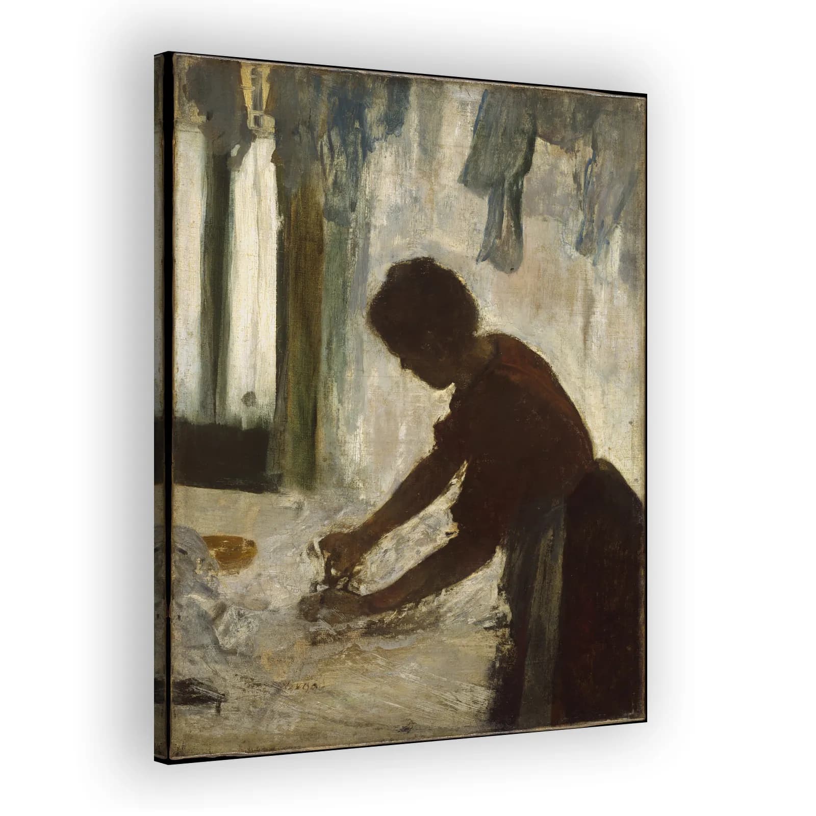A Woman Ironing by Edgar Degas - view 2 thumbnail