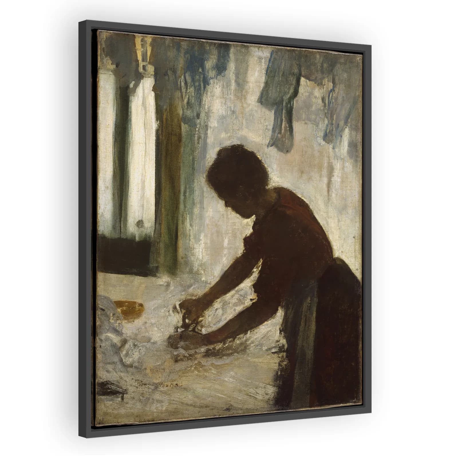 A Woman Ironing by Edgar Degas