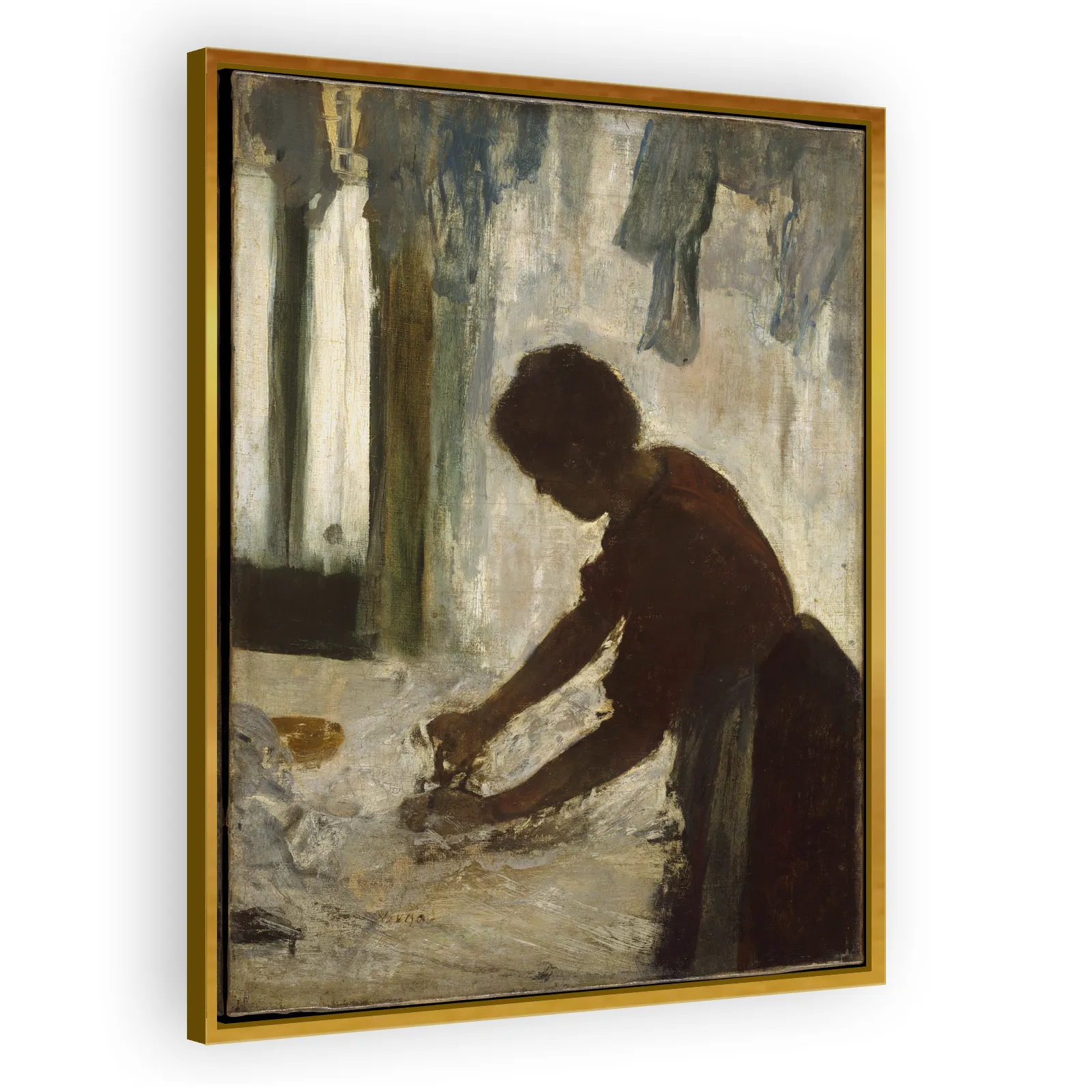 A Woman Ironing by Edgar Degas - view 3 thumbnail
