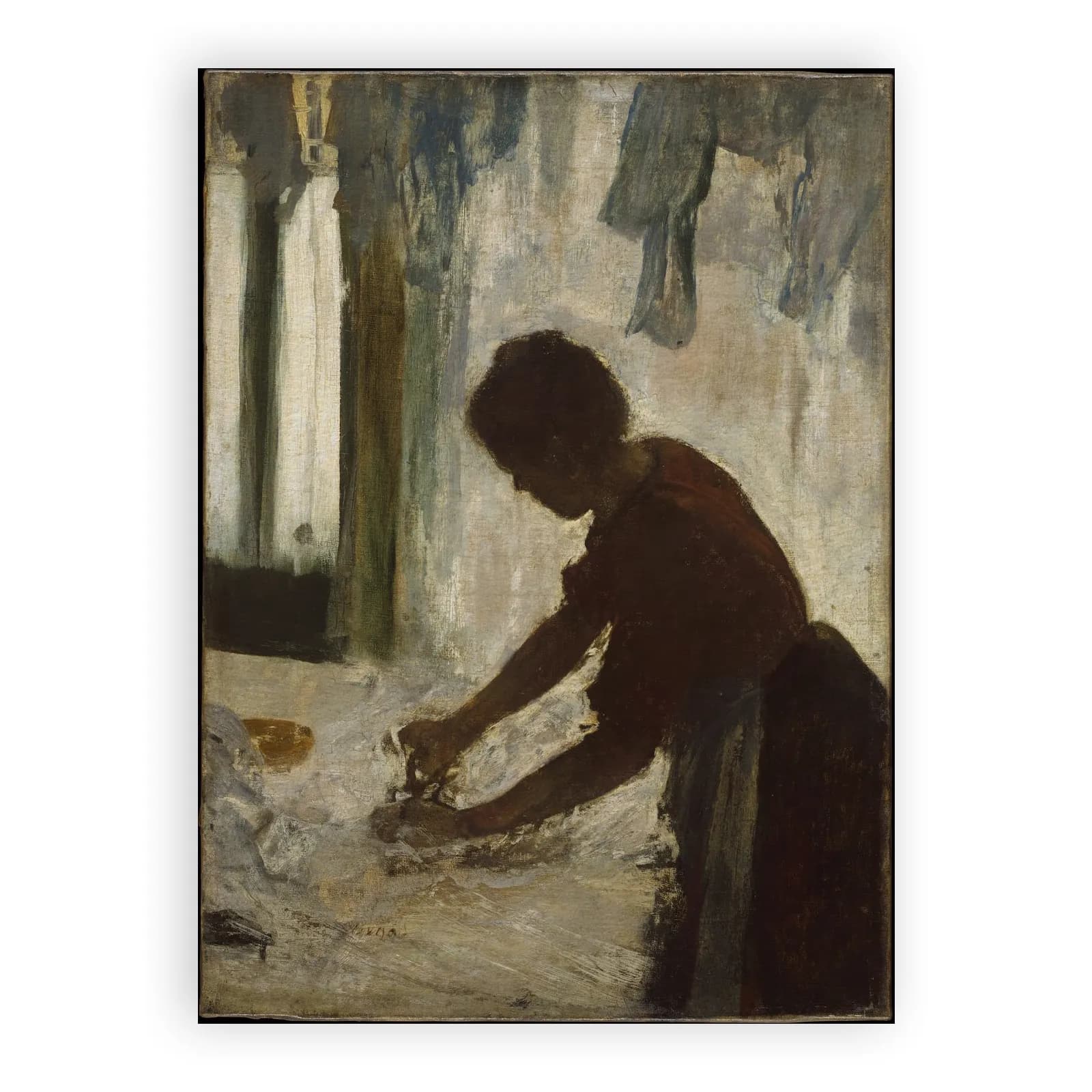 A Woman Ironing by Edgar Degas - view 6 thumbnail