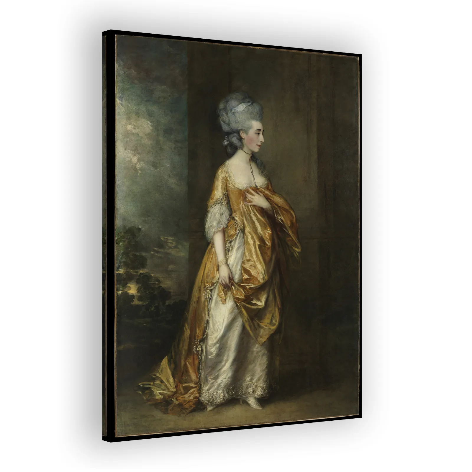 Mrs. Grace Dalrymple Elliott (1754?–1823) by Thomas Gainsborough - view 2 thumbnail