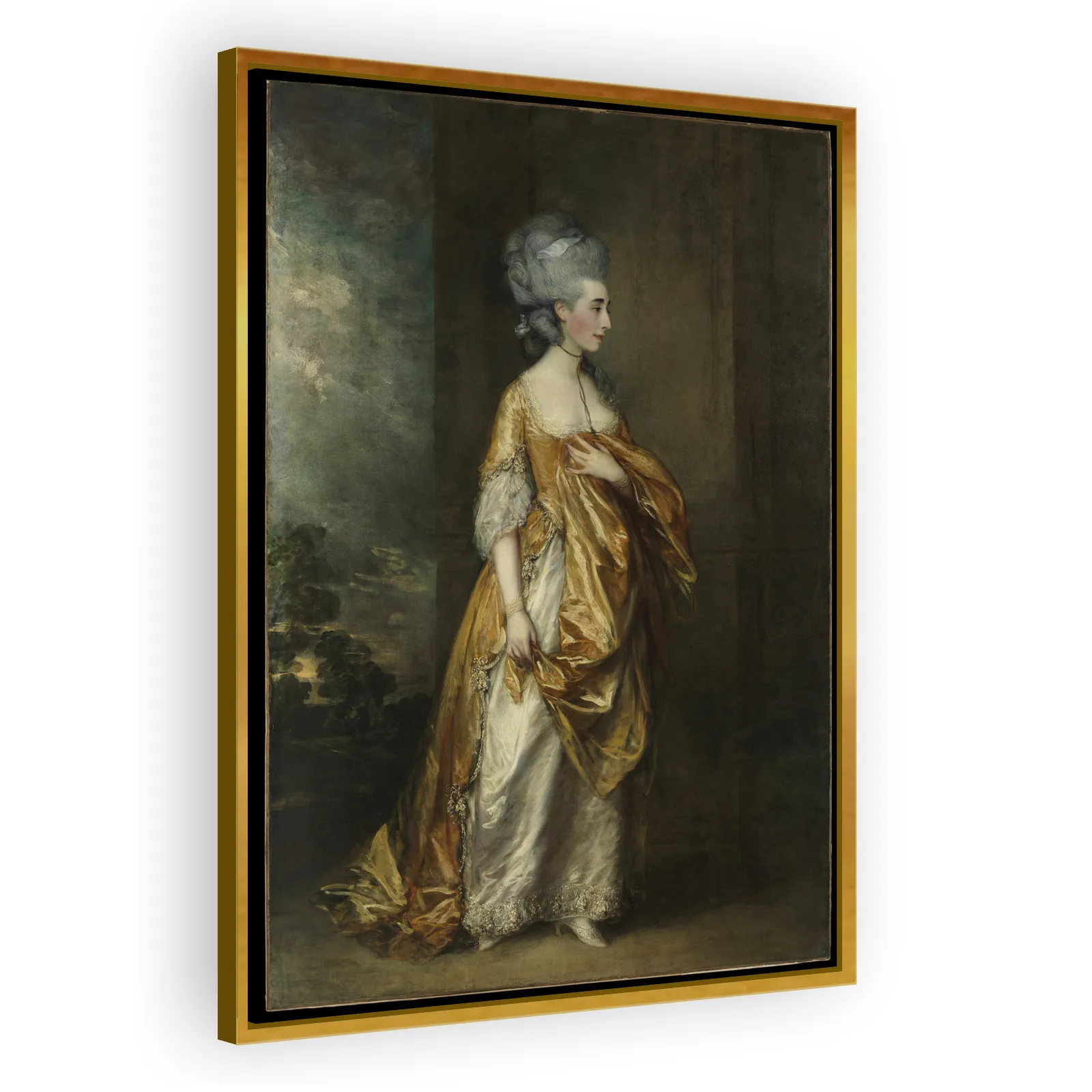 Mrs. Grace Dalrymple Elliott (1754?–1823) by Thomas Gainsborough - view 3 thumbnail