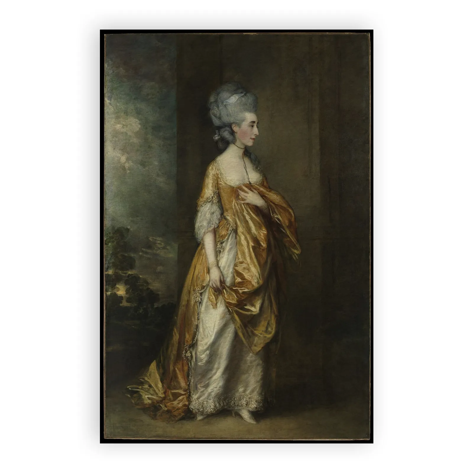Mrs. Grace Dalrymple Elliott (1754?–1823) by Thomas Gainsborough - view 6 thumbnail