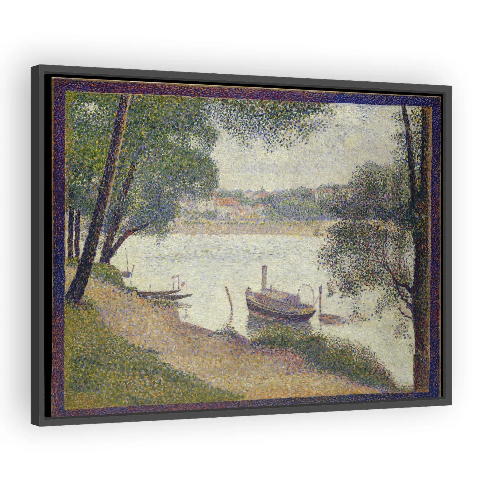 Gray Weather, Grande Jatte by Georges Seurat