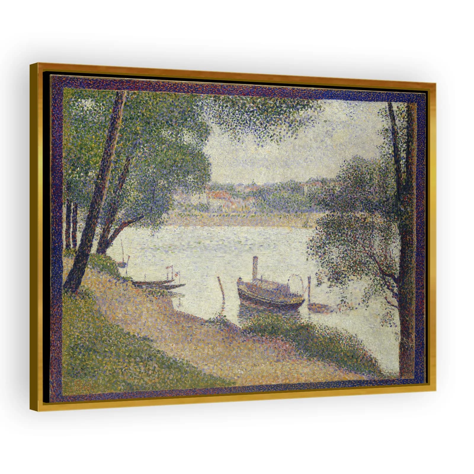 Gray Weather, Grande Jatte by Georges Seurat - view 3 thumbnail
