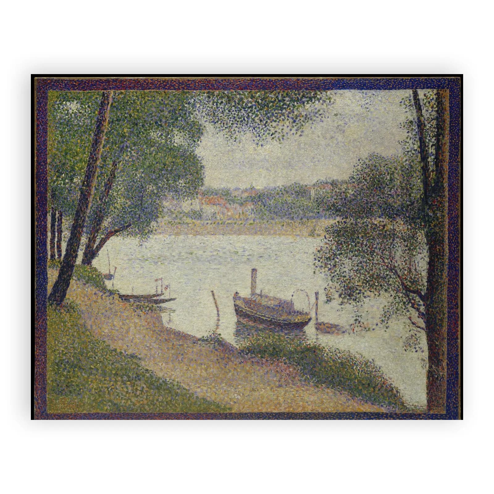 Gray Weather, Grande Jatte by Georges Seurat - view 6 thumbnail