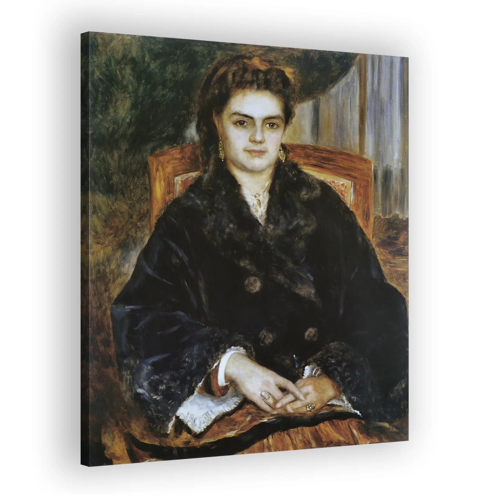 Madame Édouard Bernier (Marie-Octavie-Stéphanie Laurens, 1838–1920) by Pierre Auguste Renoir - view 2 thumbnail