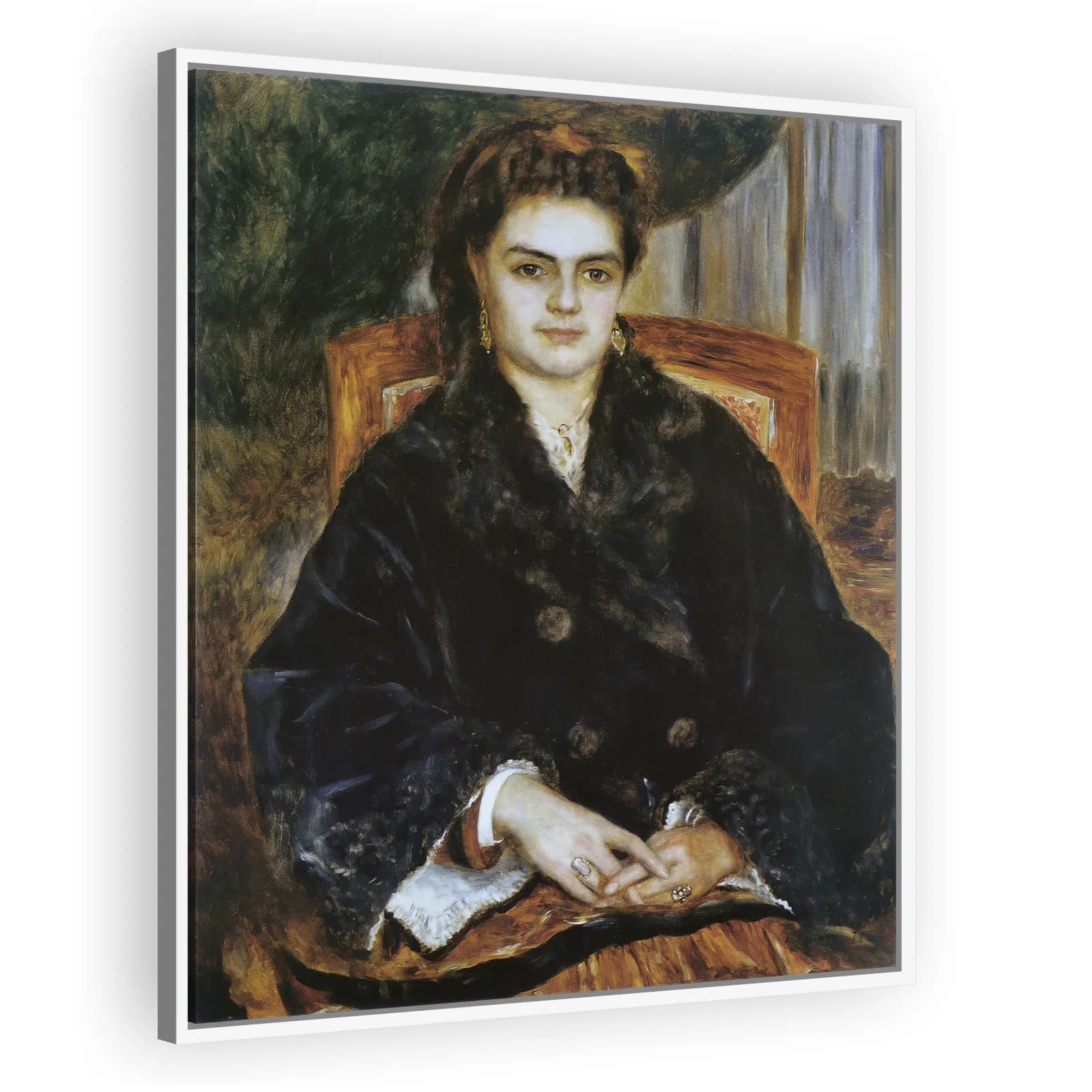 Madame Édouard Bernier (Marie-Octavie-Stéphanie Laurens, 1838–1920) by Pierre Auguste Renoir - view 5 thumbnail