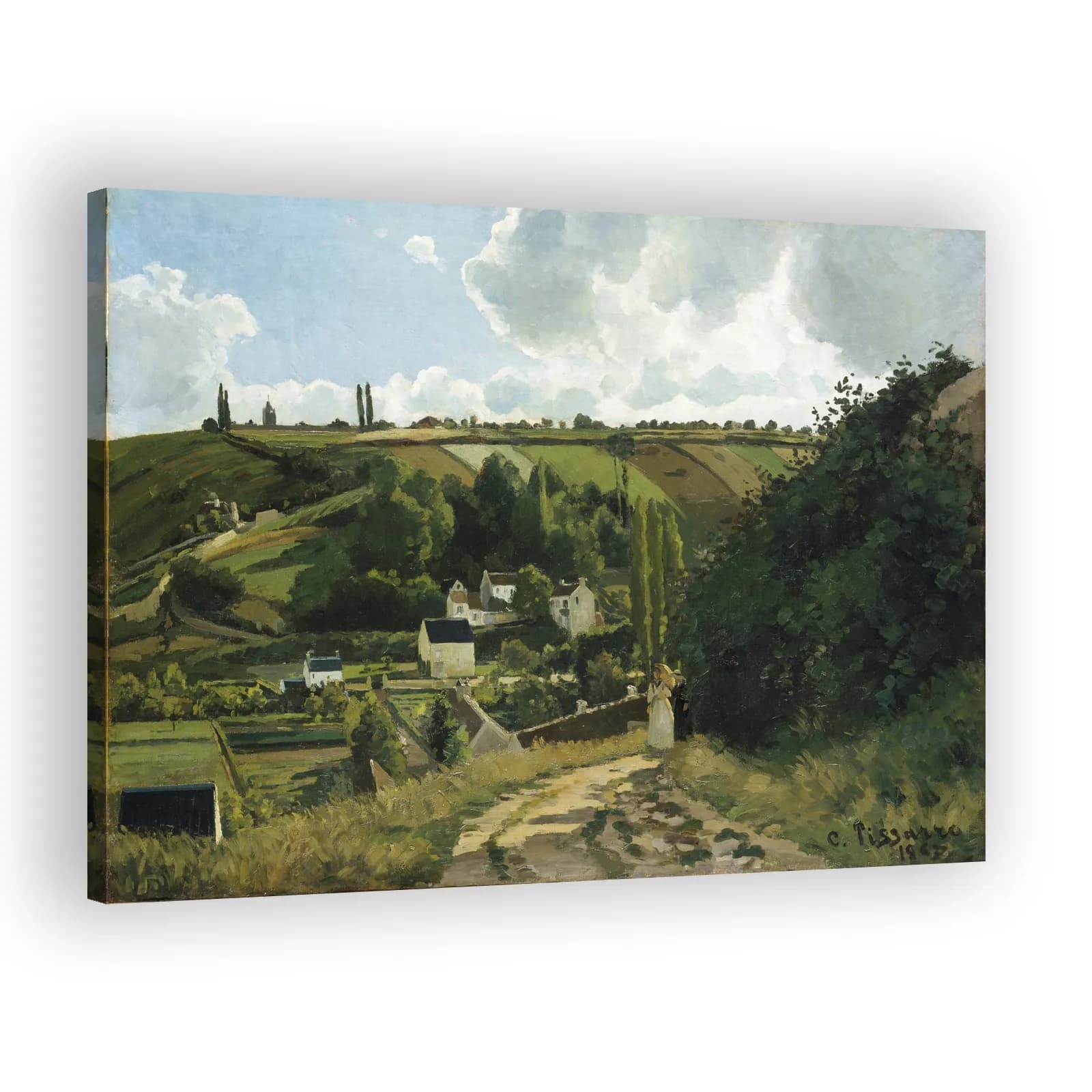 Jalais Hill, Pontoise by Camille Pissarro - view 2 thumbnail