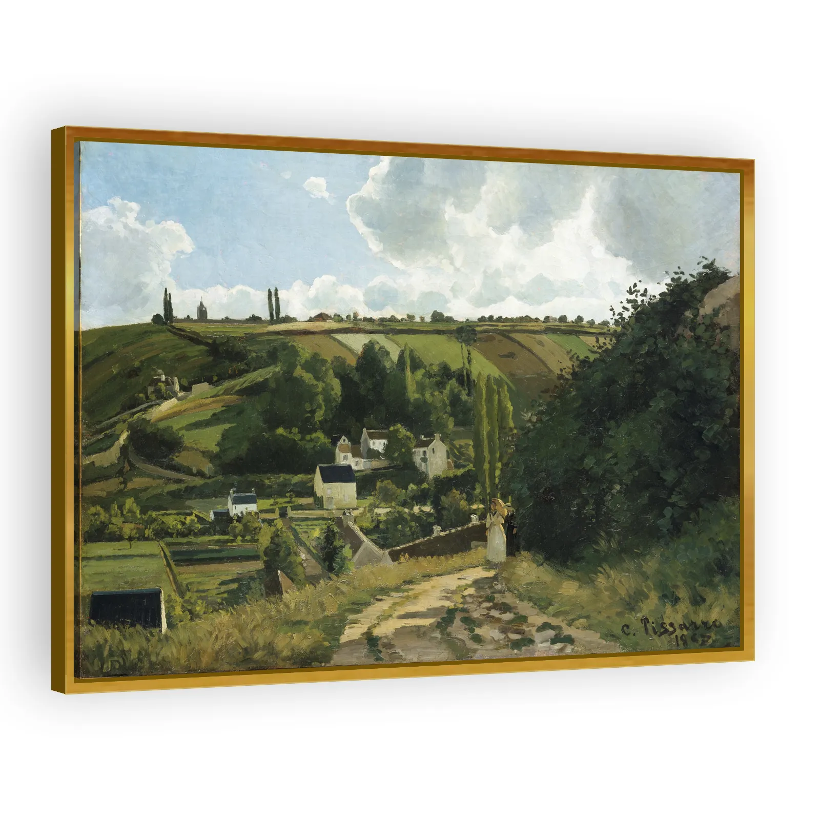 Jalais Hill, Pontoise by Camille Pissarro - view 3 thumbnail