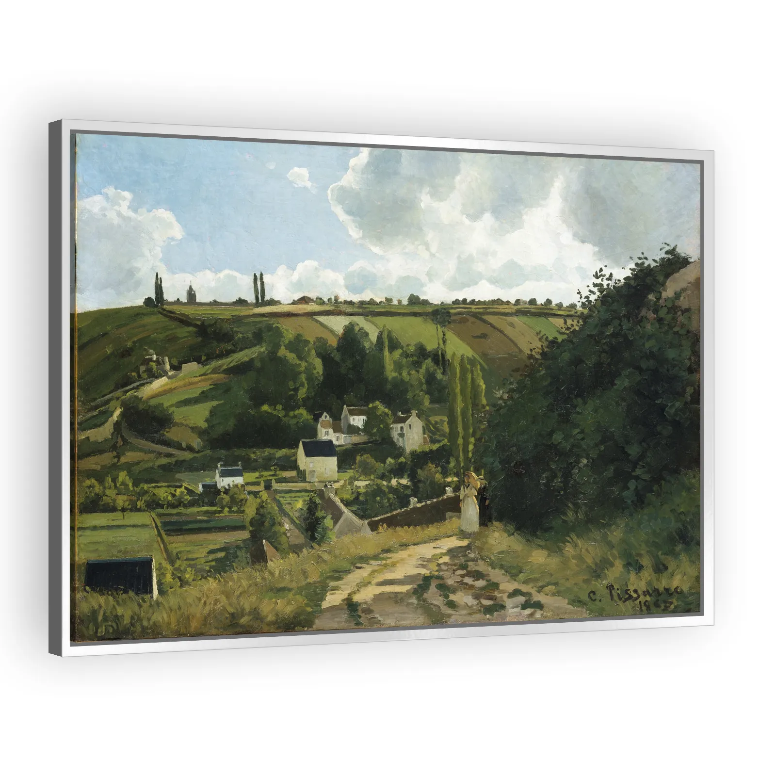 Jalais Hill, Pontoise by Camille Pissarro - view 4 thumbnail