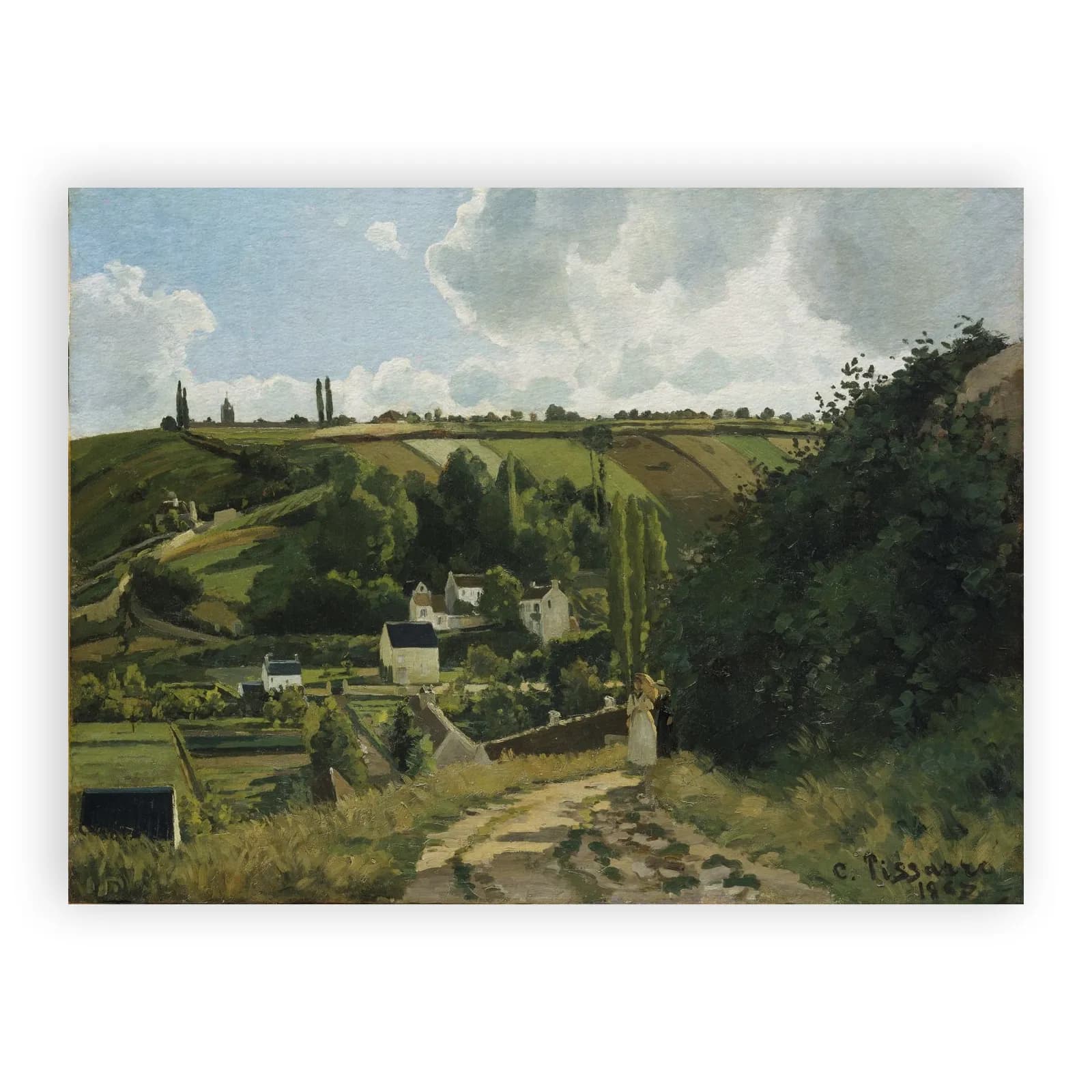 Jalais Hill, Pontoise by Camille Pissarro - view 6 thumbnail