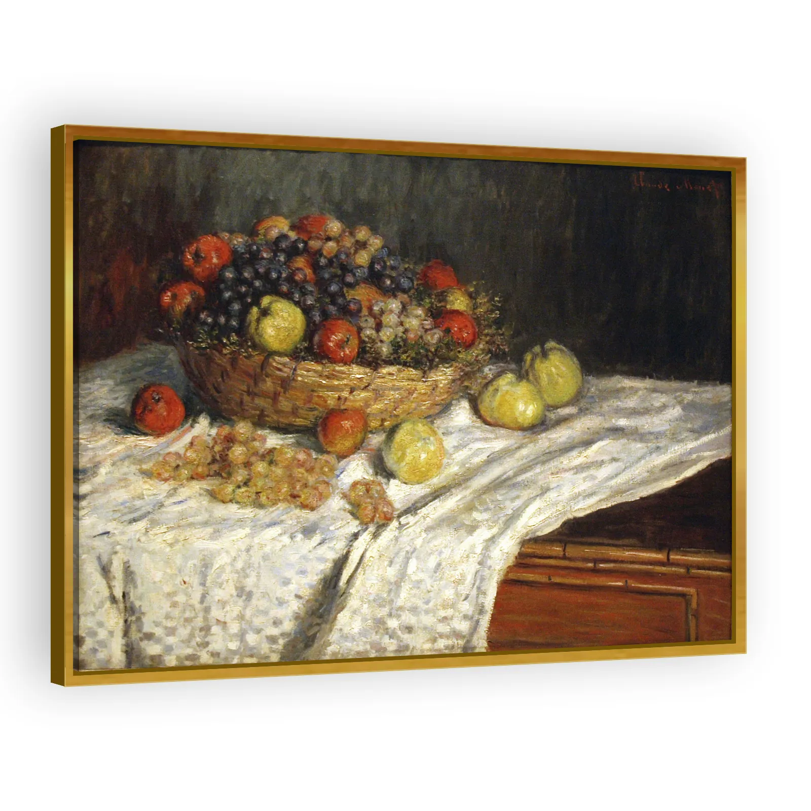 Apples and Grapes by Claude Monet - view 3 thumbnail