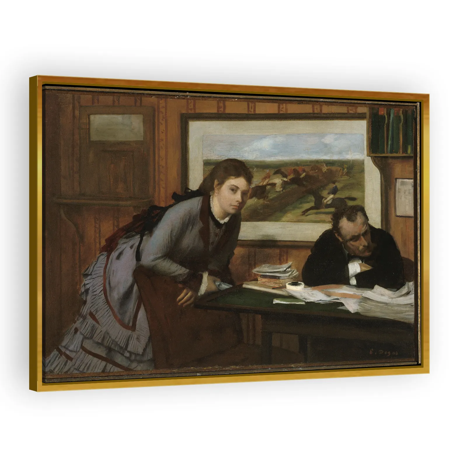 Sulking by Edgar Degas - view 3 thumbnail