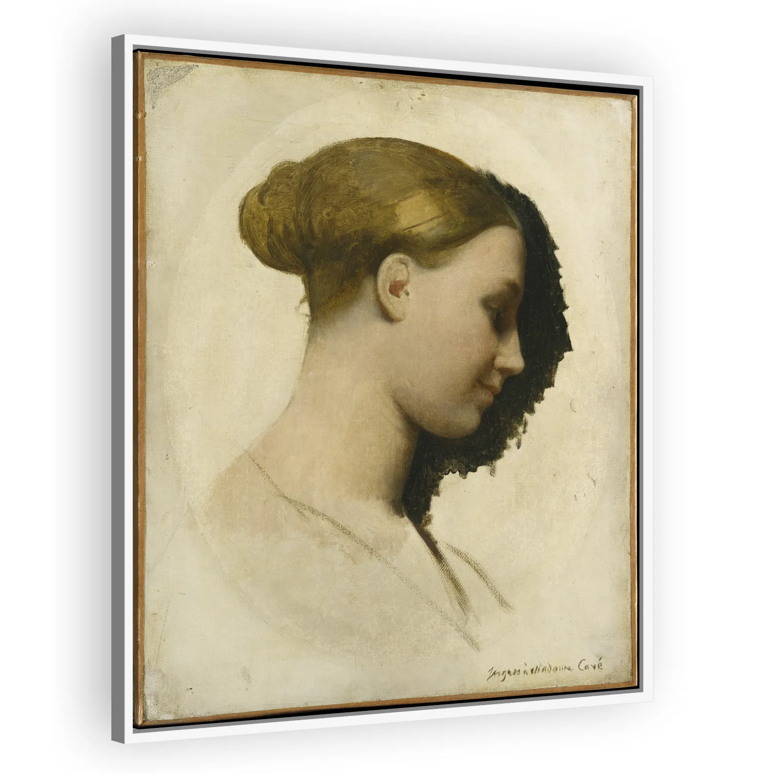Madame Edmond Cavé (Marie-Élisabeth Blavot, born 1810) by Jean Auguste Dominique Ingres - view 5 thumbnail