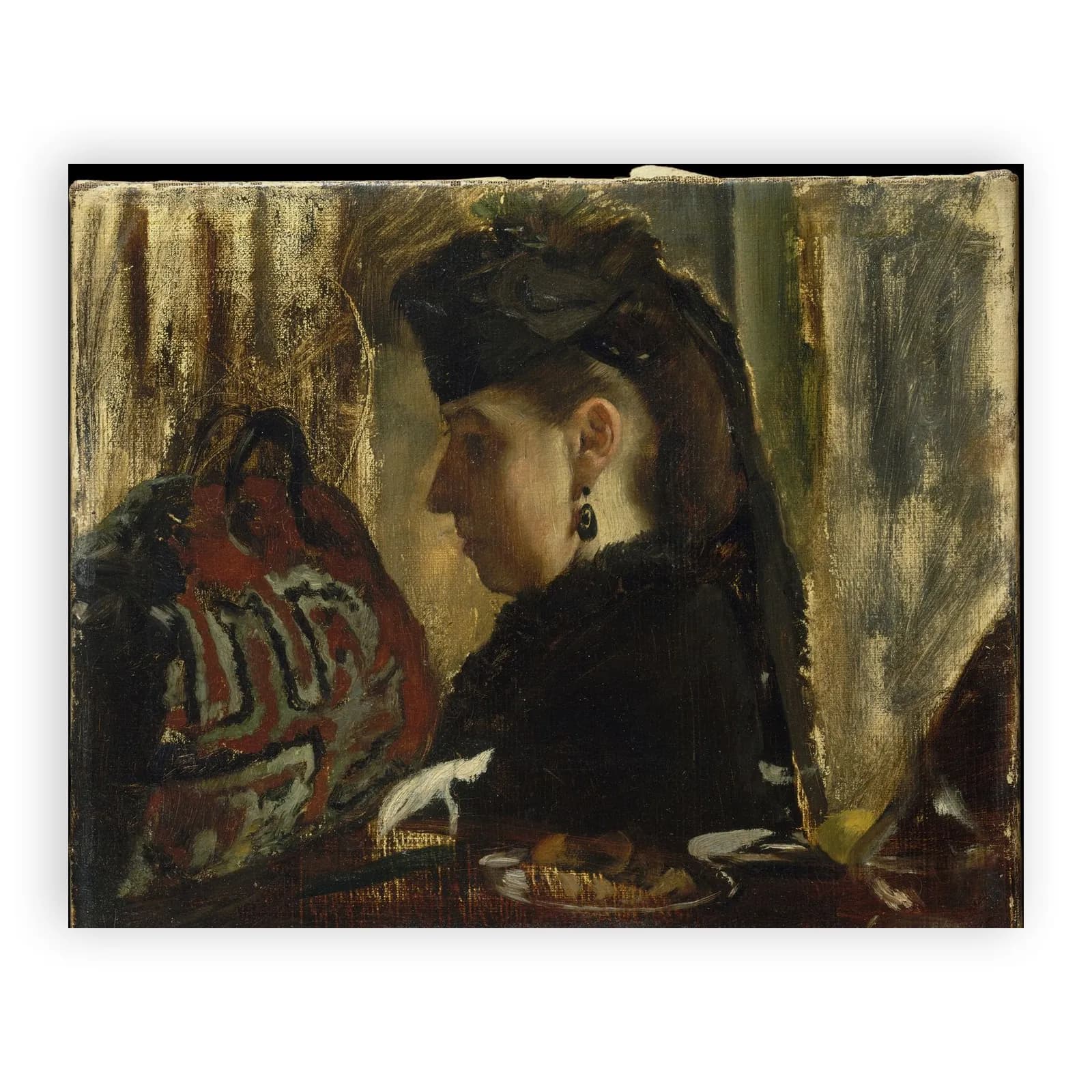 Mademoiselle Marie Dihau (1843–1935) by Edgar Degas - view 6 thumbnail