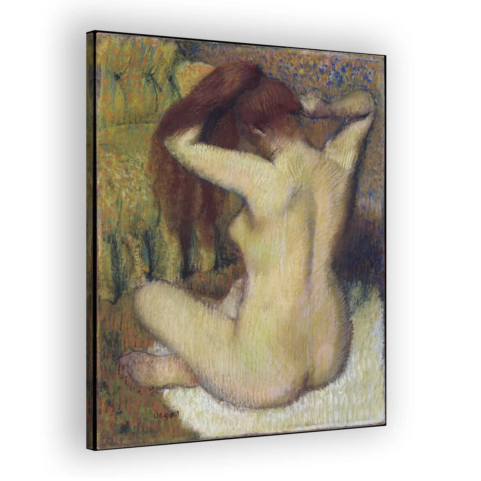 Woman Combing Her Hair by Edgar Degas - view 2 thumbnail
