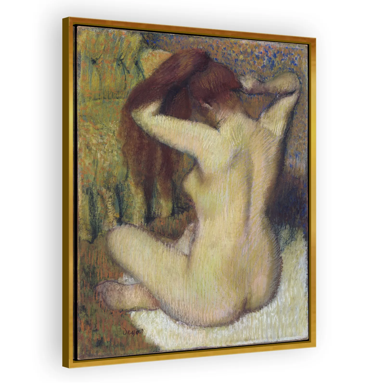 Woman Combing Her Hair by Edgar Degas - view 3 thumbnail