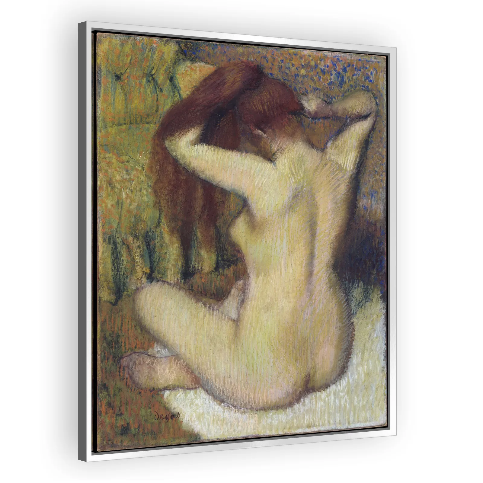 Woman Combing Her Hair by Edgar Degas - view 4 thumbnail