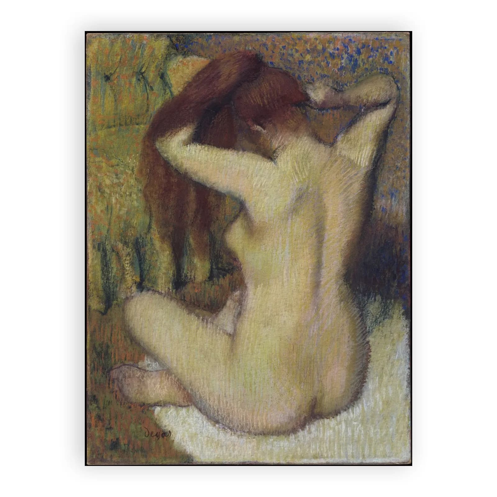 Woman Combing Her Hair by Edgar Degas - view 6 thumbnail