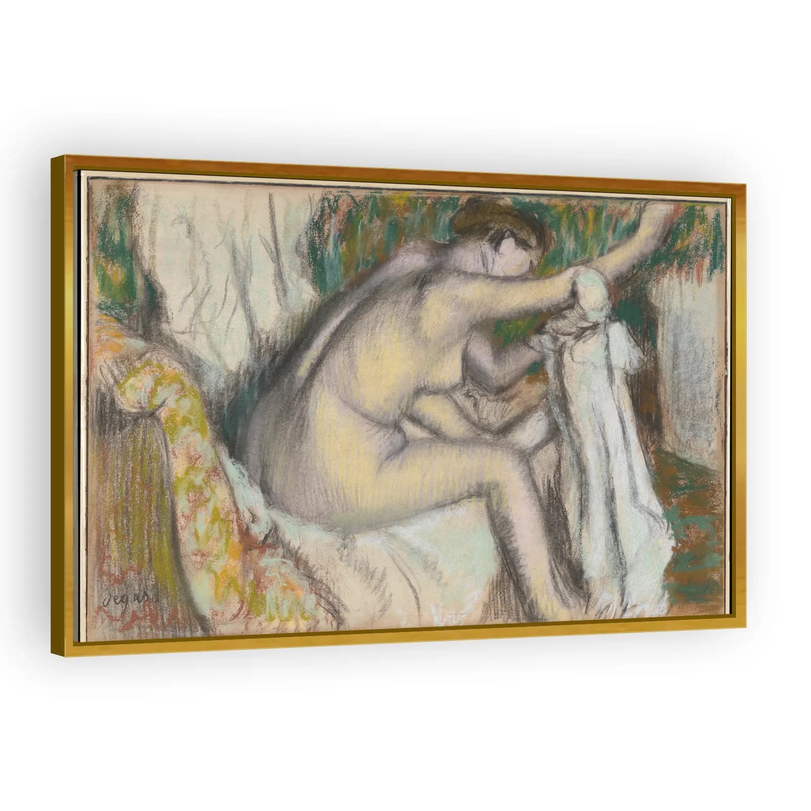 Woman Drying Her Arm by Edgar Degas - view 3 thumbnail