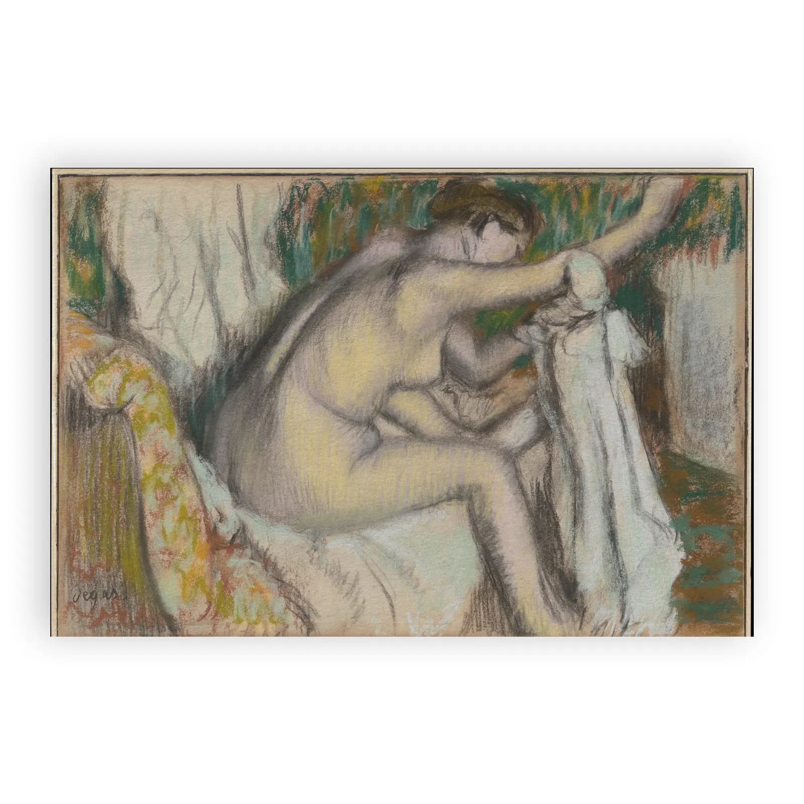 Woman Drying Her Arm by Edgar Degas - view 6 thumbnail