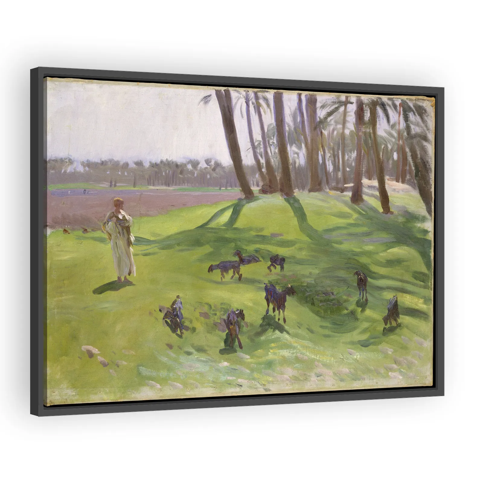 Landscape with Goatherd by John Singer Sargent