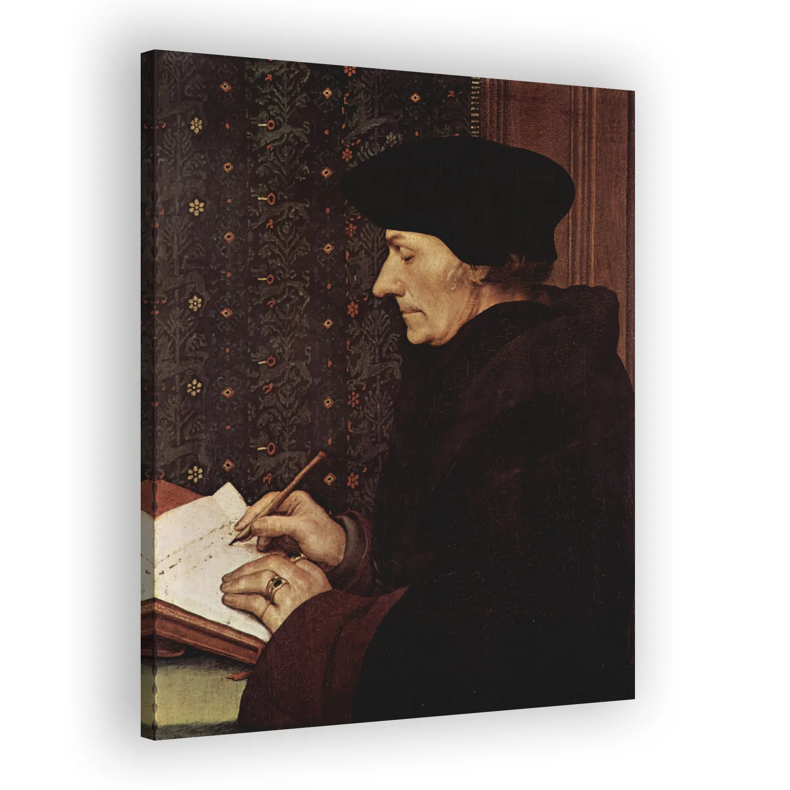Portrait of Erasmus Writing (1467–1536) by Hans Holbein The Younger - view 2 thumbnail